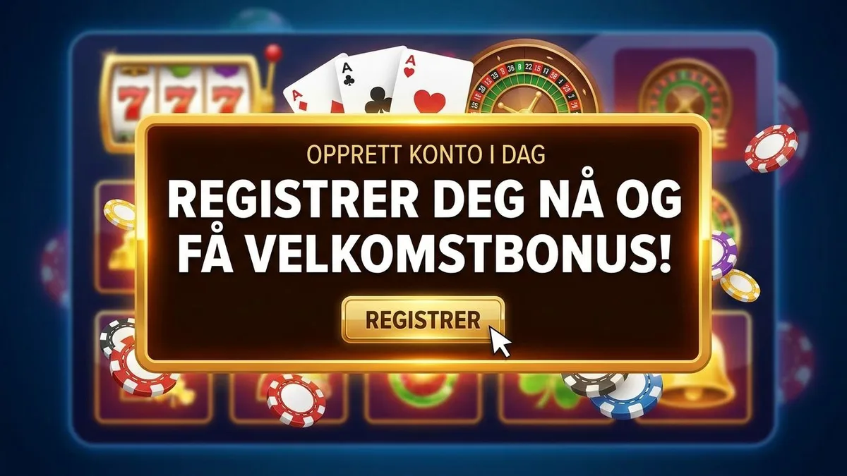 Registrer deg med bonus